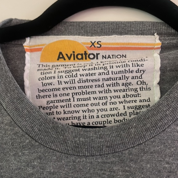 Aviator Nation surf tee - size xs - good condition. - Picture 2 of 3